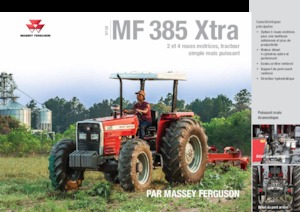 Traktory z napędem 4WD Massey Ferguson MF 385 Xtra
