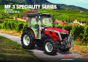 Traktory z napędem 4WD Massey Ferguson MF 3FR.115 