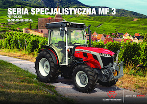 Traktory z napędem 4WD Massey Ferguson MF 3FR.115 