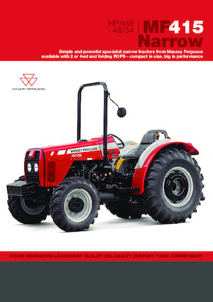 Traktory z napędem 4WD Massey Ferguson MF 415