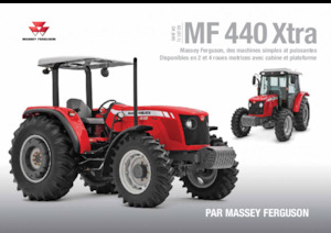 Traktory z napędem 4WD Massey Ferguson MF 440 Xtra