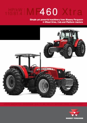 Traktory z napędem 4WD Massey Ferguson MF 460 Xtra