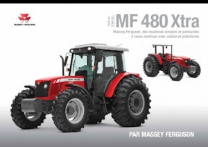 Traktory z napędem 4WD Massey Ferguson MF 480 Xtra