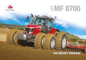 Traktory z napędem 4WD Massey Ferguson MF 8740 S
