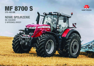 Traktory z napędem 4WD Massey Ferguson MF 8737 S