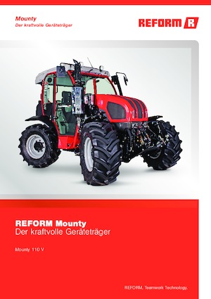 Traktory z napędem 4WD Reform Werke Mounty 110 V