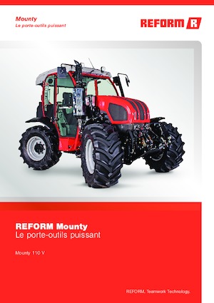Traktory z napędem 4WD Reform Werke Mounty 110 V