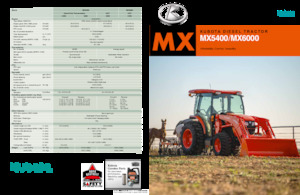 Traktory z napędem 4WD Kubota MX5400