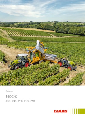 Traktory z napędem 4WD Claas Nexos 240 F