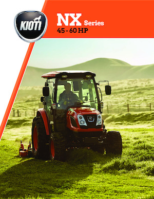 Traktory z napędem 4WD Kioti NX4510 HST