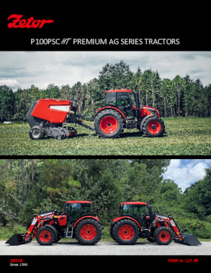 Traktory z napędem 4WD Zetor P120PSC HT