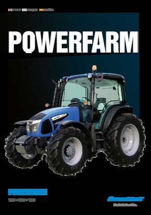 Traktory z napędem 4WD Landini Powerfarm 110