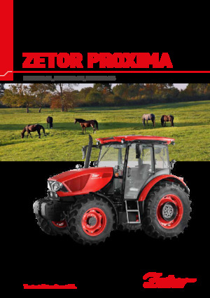Traktory z napędem 4WD Zetor Proxima CL 110