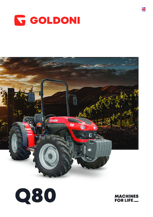 Traktory z napędem 4WD Goldoni Q 80