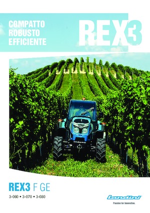 Traktory z napędem 4WD Landini Rex 3-080F