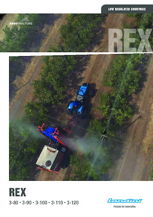 Traktory z napędem 4WD Landini Rex 3-100 G 