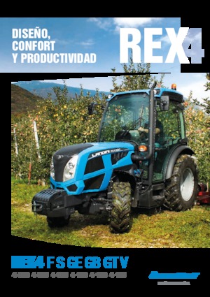 Traktory z napędem 4WD Landini Rex DT 4-110GE