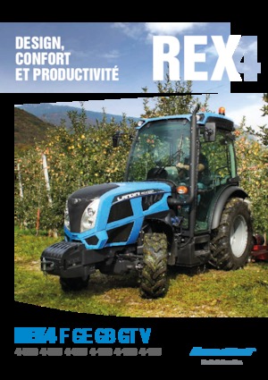 Traktory z napędem 4WD Landini Rex DT 4-110GE
