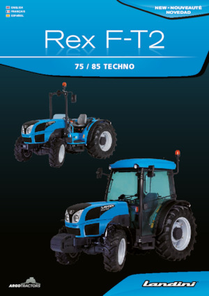 Traktory z napędem 4WD Landini Rex 75 F Techno