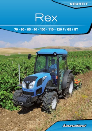 Traktory z napędem 4WD Landini Rex 85GE