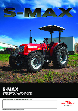 Traktory z napędem 4WD McCormick S 75 Max 