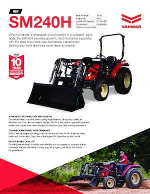 Traktory z napędem 4WD Yanmar SM240H