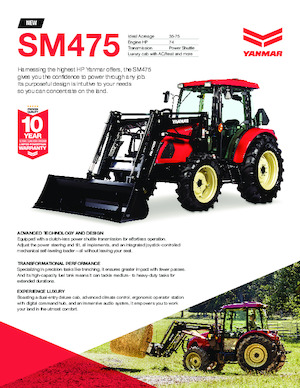 Traktory z napędem 4WD Yanmar SM475