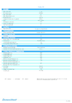 Traktory z napędem 4WD Landini Solis 45