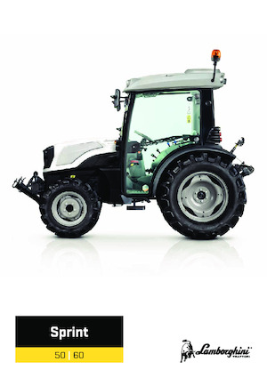 Traktory z napędem 4WD Lamborghini Sprint 50