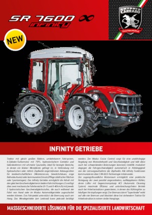 Traktory z napędem 4WD Carraro SR 7600 Infinity