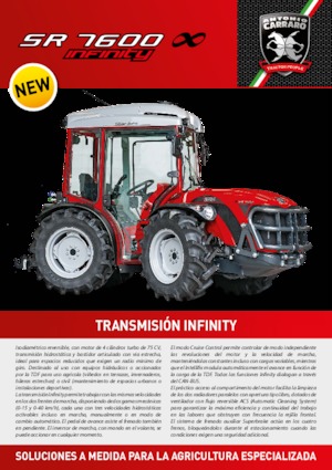 Traktory z napędem 4WD Carraro SR 7600 Infinity