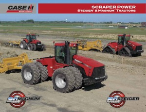 Traktory z napędem 4WD Case IH Steiger 485 Scraper