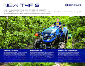 Traktory z napędem 4WD New Holland T4.90F S