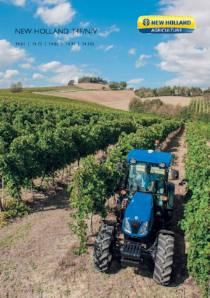 Traktory z napędem 4WD New Holland T4.105N