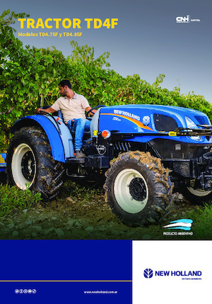 Traktory z napędem 4WD New Holland TD4.75F