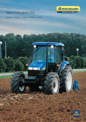 Traktory z napędem 4WD New Holland TD90D Plus
