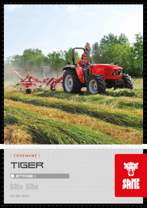 Traktory z napędem 4WD SAME Tiger 50
