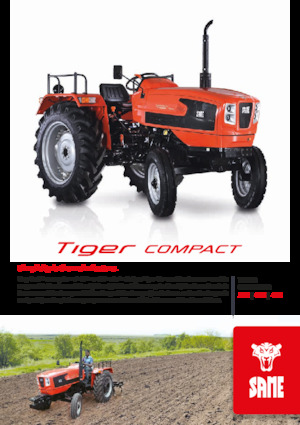 Traktory z napędem 4WD SAME Tiger Compact 35 E