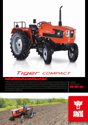 Traktory z napędem 4WD SAME Tiger Compact 35 E