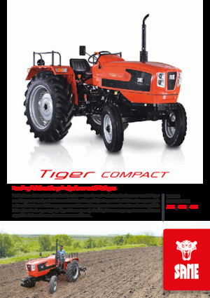 Traktory z napędem 4WD SAME Tiger Compact 35 E