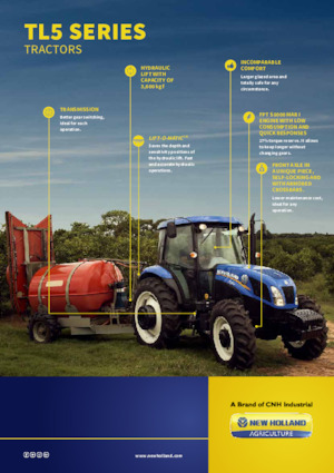 Traktory z napędem 4WD New Holland TL5.90