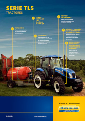 Traktory z napędem 4WD New Holland TL5.90