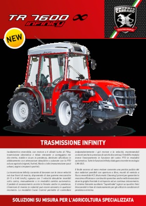 Traktory z napędem 4WD Carraro TR 7600 Infinity