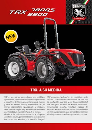Traktory z napędem 4WD Carraro TRX 9900
