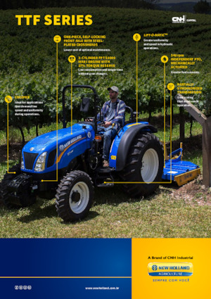 Traktory z napędem 4WD New Holland TT65