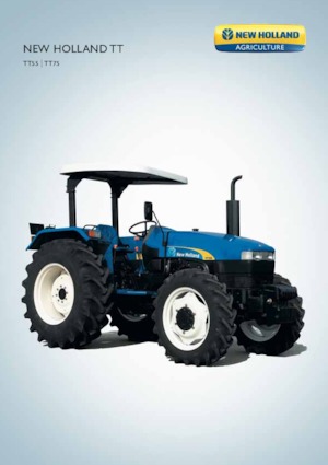 Traktory z napędem 4WD New Holland TT75