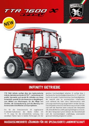 Traktory z napędem 4WD Carraro TTR 7600 Infinity