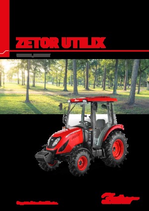 Traktory z napędem 4WD Zetor Utilix HT 55