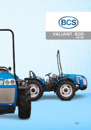 Traktory z napędem 4WD BCS Valiant 600 AR