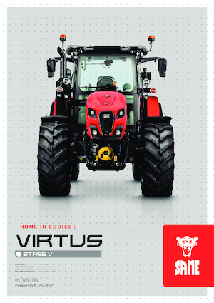 Traktory z napędem 4WD SAME Virtus 135 